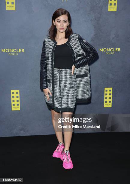 Jessica Henwick attends the Moncler Genius presentation during London Fashion Week February 2023 on February 20, 2023 in London, England.