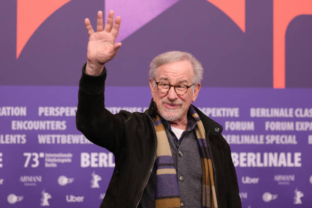 DEU: "The Fabelmans" (Die Fabelmans) & Honorary Golden Bear And Homage For Steven Spielberg Press Conference - 73rd Berlinale International Film Festival