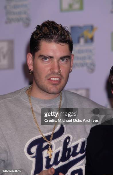 Shane Lynch - Boyzone attends the 1999 MTV Europe Music Awards at 'The Point' in Dublin, Ireland, 11th November 1999.