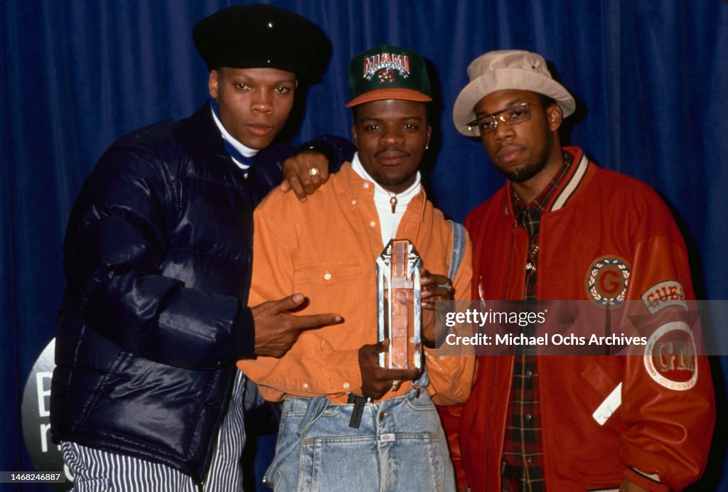 Bell Biv DeVoe Hold "Number One" Trophy