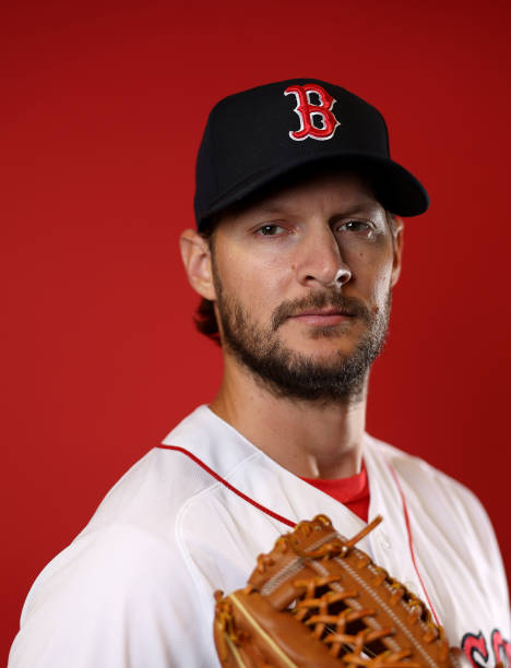 Matt Dermody of the Boston Red Sox poses for a portrait during Boston Red Sox Photo Day at JetBlue Park at Fenway South on February 21, 2023 in Fort...
