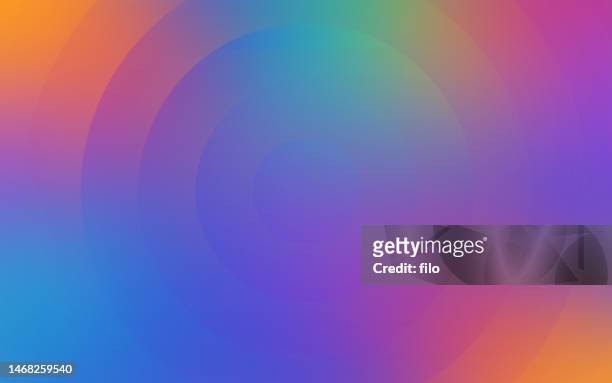 modern gradient subtle layers abstract background - aurora borealis stock illustrations