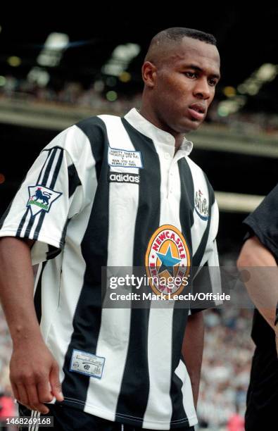 August 1996, London - FA Charity Shield - Manchester United v Newcastle United - Les Ferdinand of Newcastle.