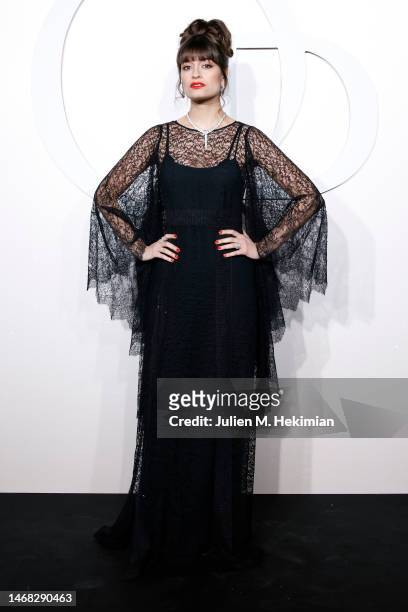 Clara Luciani attends the "Tribute To Patrick Dupond" The Paris Opera – Dance Gala At Opera Garnier on February 21, 2023 in Paris, France.