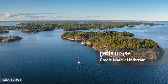 Sailboat in the Stockholm archipelago Sailboat in the Stockholm archipelago