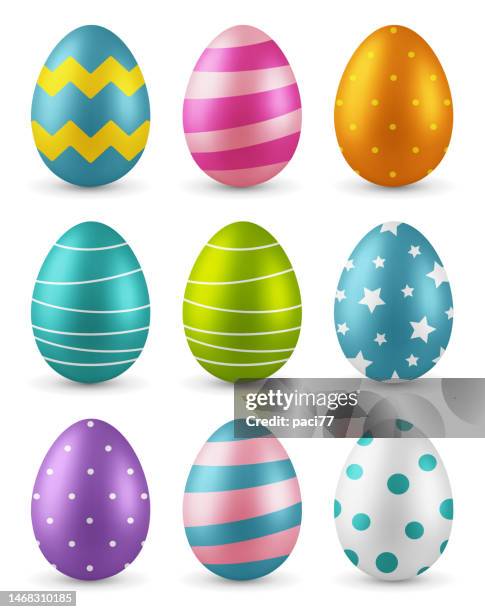 bildbanksillustrationer, clip art samt tecknat material och ikoner med easter eggs - eggs