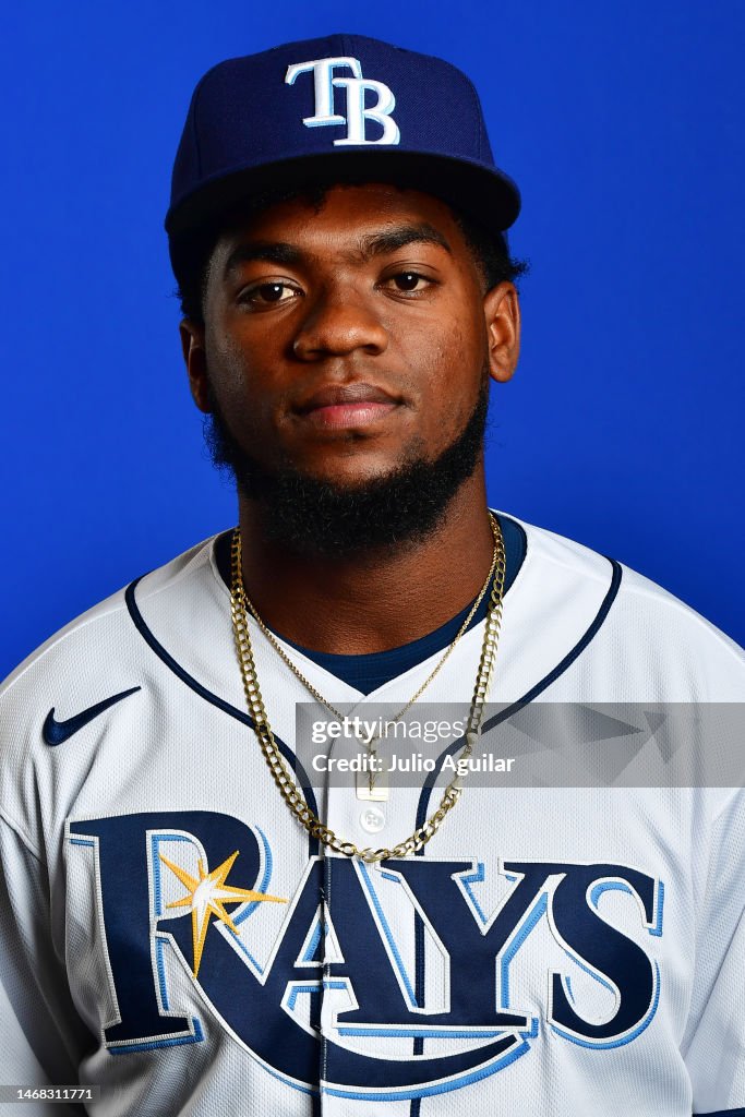 Basabe Rays Osleivis Basabe of the Tampa Bay Rays poses during the 2023 Tampa Bay ...