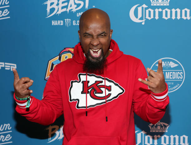 Rapper Tech N9ne attends 2023 Gronk Beach at Talking Stick Resort on February 11, 2023 in Scottsdale, Arizona.