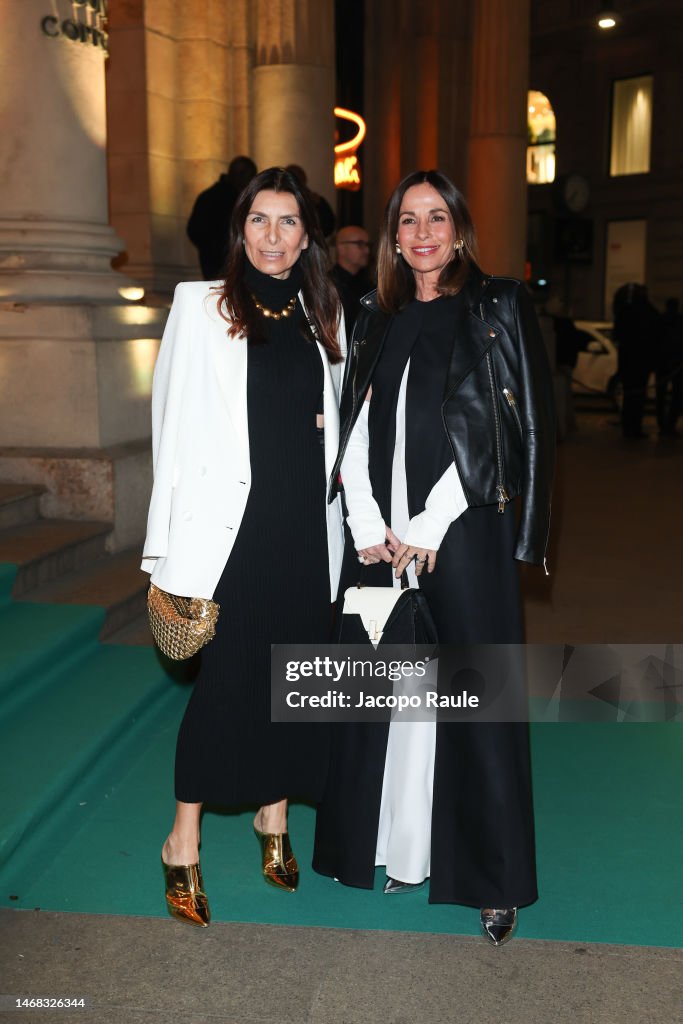 Daniela Palazzi and Cristina Parodi attend the Starbucks private ...