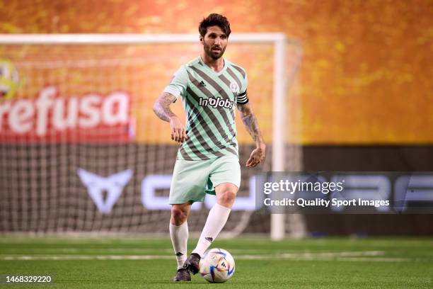 Carles Plana of Los Troncos FC in action during round seven of the Kings League Infojobs match between Los Troncos FC and Saiyans FC at Cupra Arena...