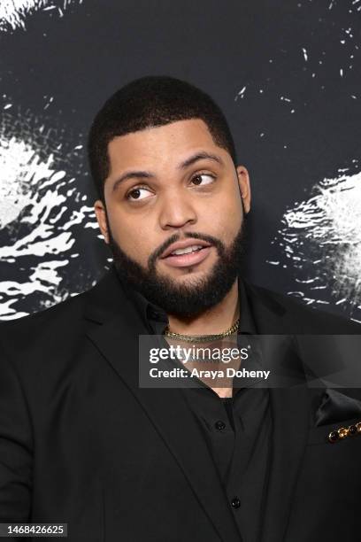 Shea Jackson Jr. Attends the Los Angeles premiere of Universal Pictures' "Cocaine Bear" at Regal LA Live on February 21, 2023 in Los Angeles,...