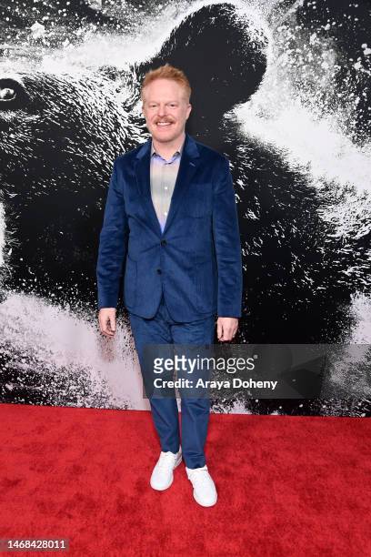 Jesse Tyler Ferguson attends the Los Angeles premiere of Universal Pictures' "Cocaine Bear" at Regal LA Live on February 21, 2023 in Los Angeles,...