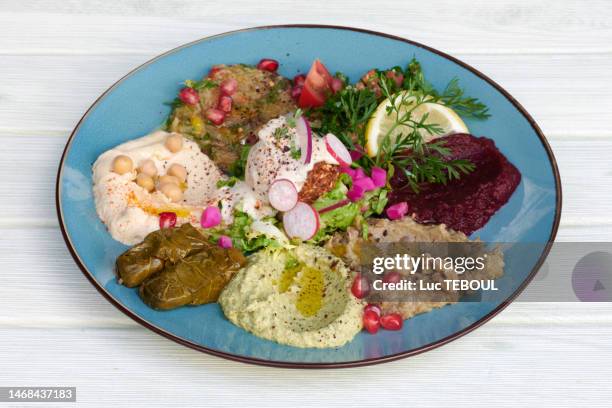 lebanese salad - tabbouleh stock pictures, royalty-free photos & images