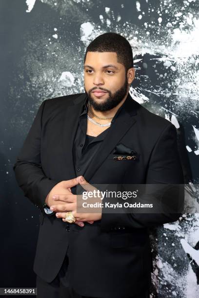 Shea Jackson Jr. Attends the Los Angeles premiere of Universal Pictures' "Cocaine Bear" at Regal LA Live on February 21, 2023 in Los Angeles,...
