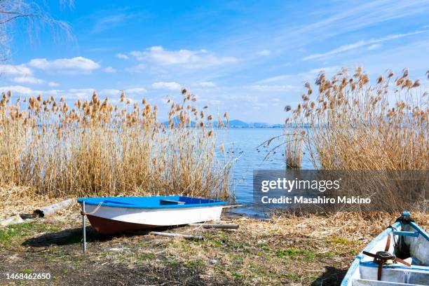 lake biwa shore - omi stock pictures, royalty-free photos & images