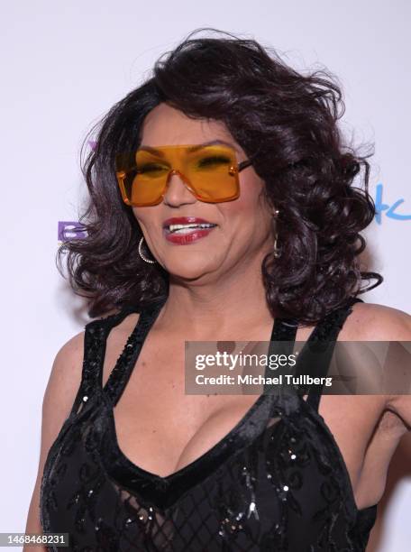 Flame Monroe attends the 2023 Humor Mill Awardsat Directors Guild Of America on February 21, 2023 in Los Angeles, California.