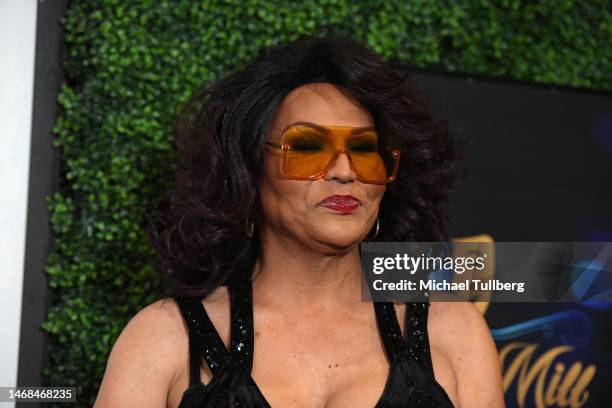 Flame Monroe attends the 2023 Humor Mill Awardsat Directors Guild Of America on February 21, 2023 in Los Angeles, California.