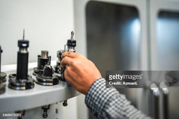 cnc machine milling cutters - milling stock pictures, royalty-free photos & images