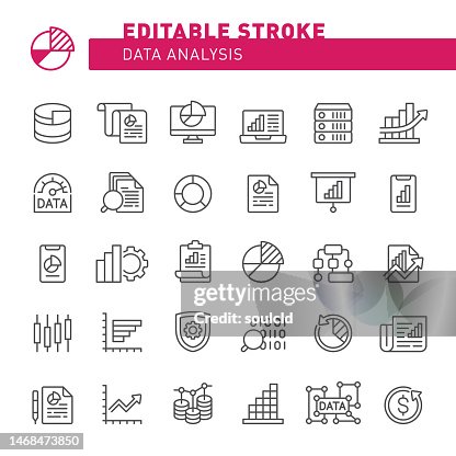 Data Analysis Icons Data Analysis Icons