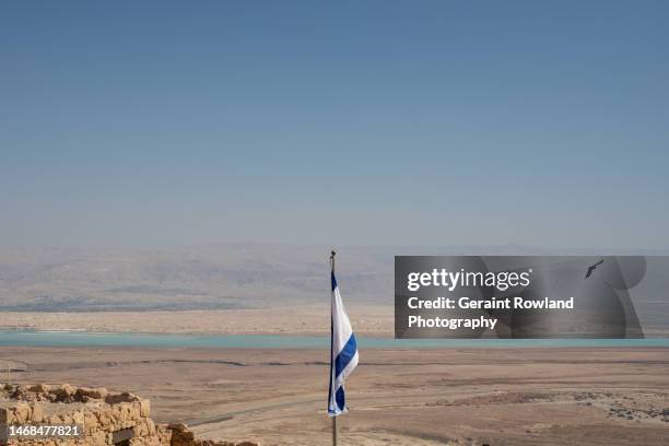 israel & the dead sea - masada stock pictures, royalty-free photos & images