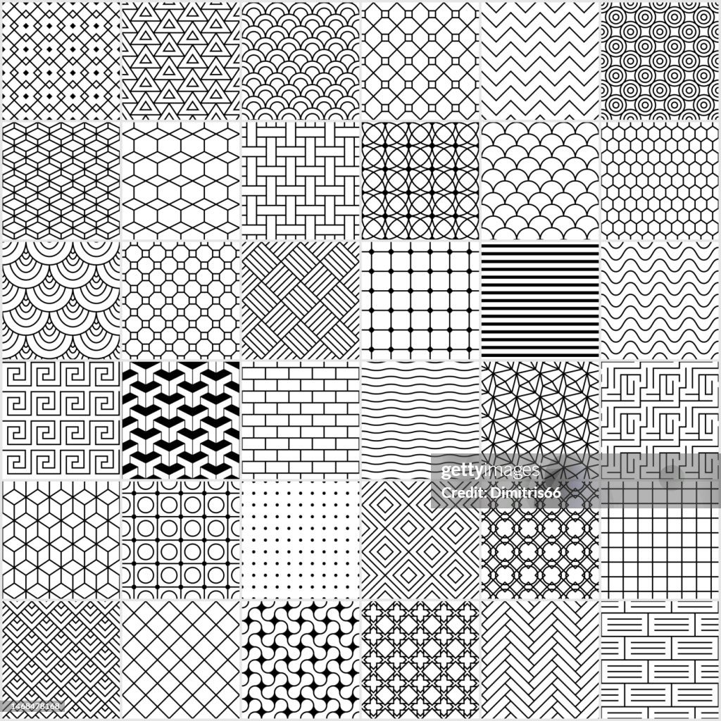 Immages Using Pattern Collection Of Seamless Ornamental Patterns High-Res Vector Graphic ...