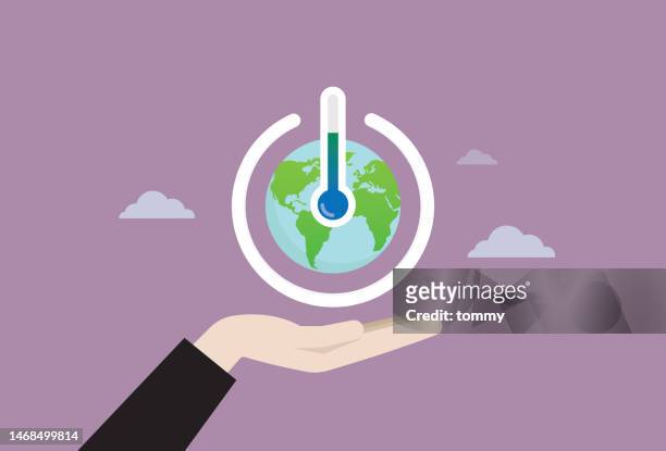 ilustrações de stock, clip art, desenhos animados e ícones de planet earth with a power button for the earth hour concept - hora da terra