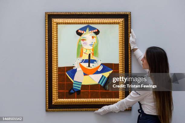Pablo Picasso’s portrait of his daughter Maya – ‘Fillette au bateau ’ – once owned by the late fashion designer Gianni Versace, goes on view as part...
