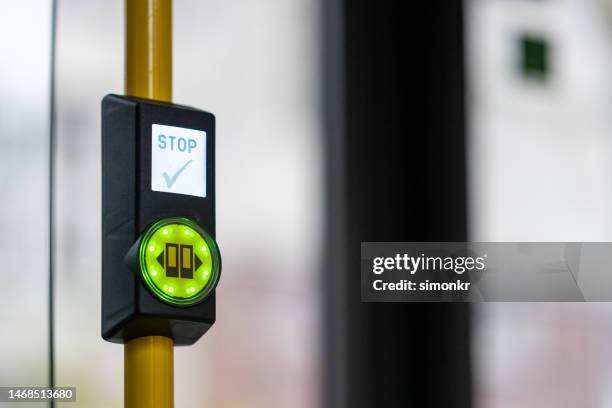 Bus Stop Button Model Bus Stop Button Photos and Premium High Res Pictures - Getty Images