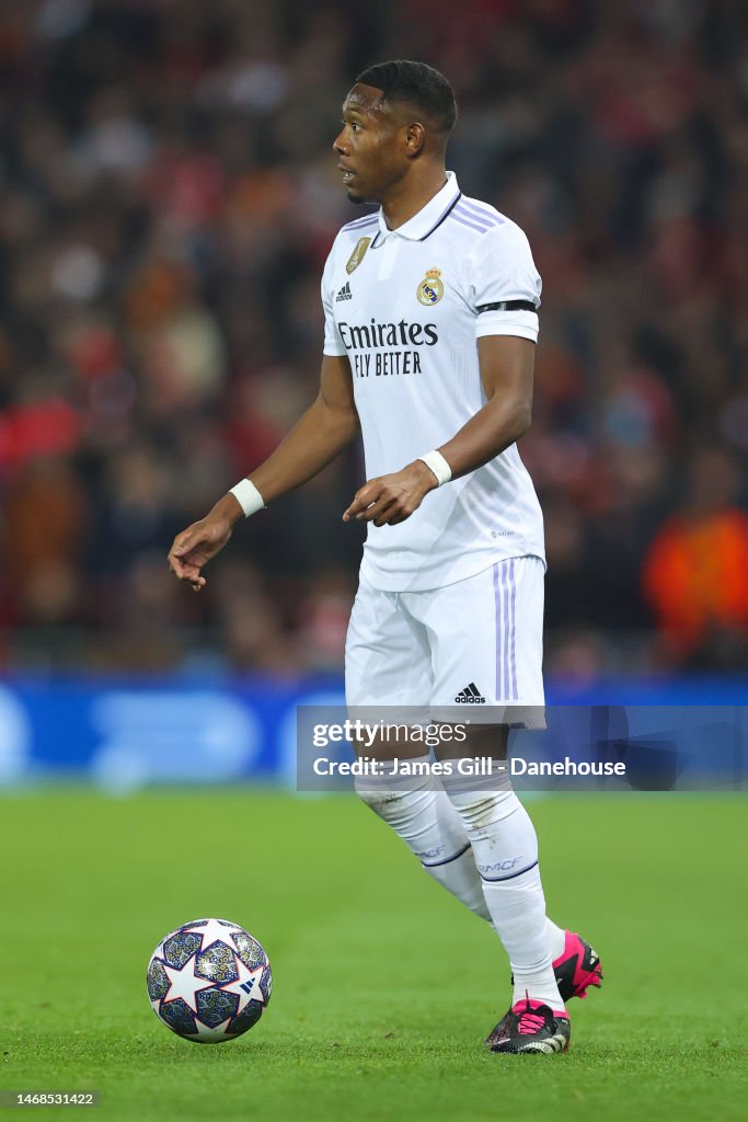 David Alba David Alaba of Real Madrid during the UEFA Champions League round of ...