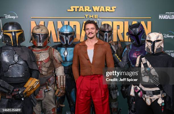 Pedro Pascal attends 'The Forge' experience inspired by the Star Wars series The Mandalorian, to celebrate the launch of The Mandalorian Season 3, on...