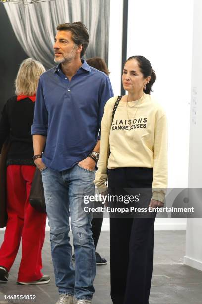 Carolina Adriana Herrera during the opening of ARCO, February 22 in Madrid, Spain.