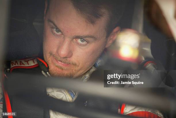 Kevin Harvick, driver of the Childress Racing Chevrolet Monte Carlo, prepares to practice for the EA Sports 500 at Talladega Superspeedway on October...