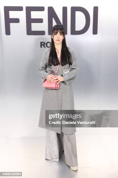 Song Hye Kyo attends the Fendi Fashion Show during Milan Fashion Week on February 22, 2023 in Milan, Italy.