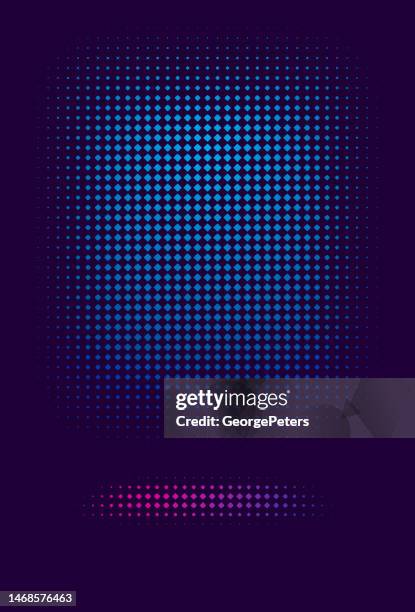 half tone dot frame - border - rectangle border stock illustrations