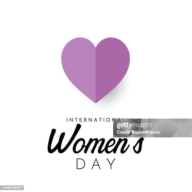 international women's day poster. vector - happy international womens day stock illustrations
