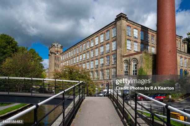 clarence mill, bollington, cheshire, england - macclesfield stock pictures, royalty-free photos & images