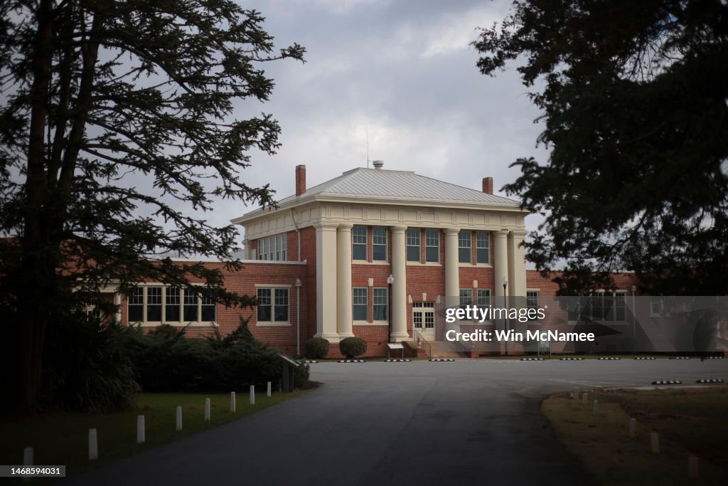 The Plains High School Jimmy Carter National Historical Park is shown
