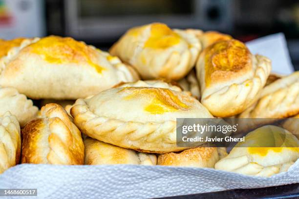 stuffed empanadas. traditional argentine food. - empanadas argentina stock pictures, royalty-free photos & images