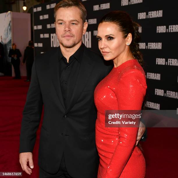 Matt Damon and Luciana Damon