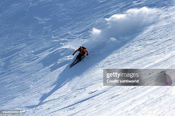 ski fast - japan skiing stock pictures, royalty-free photos & images