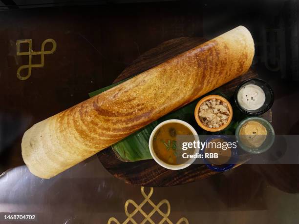 masala dosa - dosa imagens e fotografias de stock