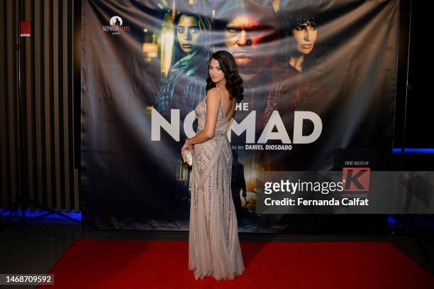 Actress Lauren Biazzo attends "The Nomad" premiere at Regal Essex Crossing on February 22, 2023 in New York City.
