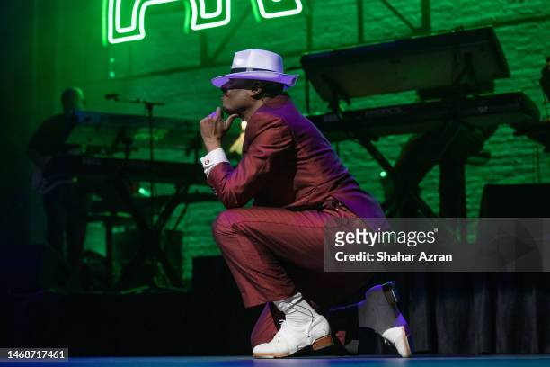 Apollo Theater Executioner CP Lacey performs during Amateur Night At The Apollo Season Opener at The Apollo Theater on February 22, 2023 in New York...