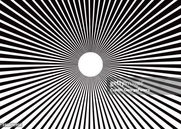 sunburst with light beams - exploded view technology stock illustrations