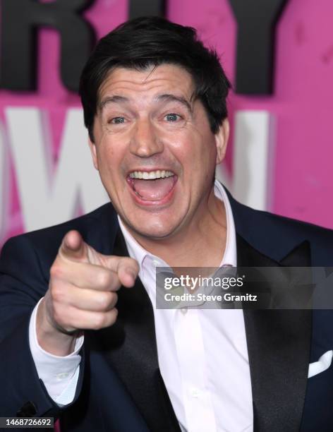 Ken Marino arrives at the Red Carpet Premiere Of STARZ's "Party Down" Season 3 at Regency Bruin Theatre on February 22, 2023 in Los Angeles,...