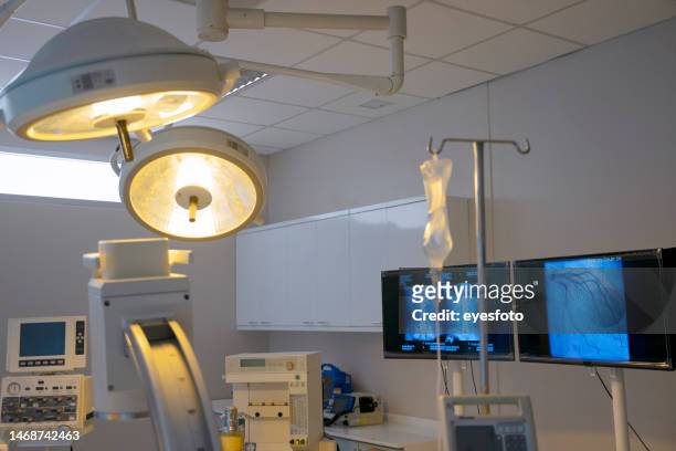 doctor work at operating room. - fluoroskop bildbanksfoton och bilder