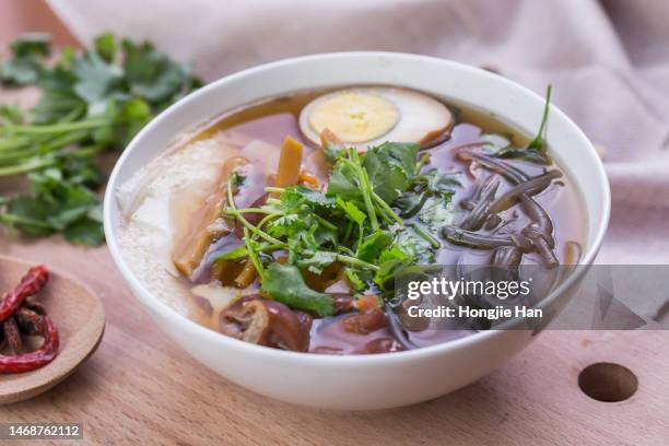 chinese delicacy bean flower vermicelli - 花粉 foto e immagini stock