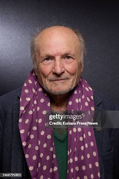 The painter Antonio Lopez poses for Europa Press, at the IFEMA Madrid Fair, on 23 February, 2023 in Madrid, Spain. Antonio Lopez has presented his...