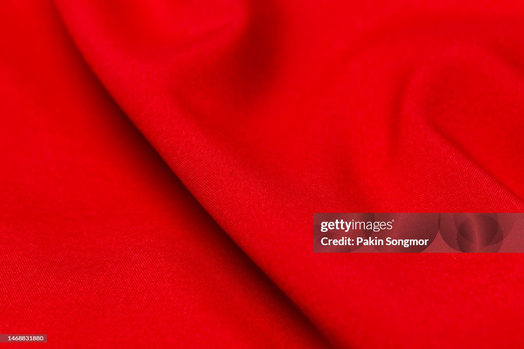 Red Polyester Background Red Color Fabric Cloth Polyester Texture And Textile Background Stock ...