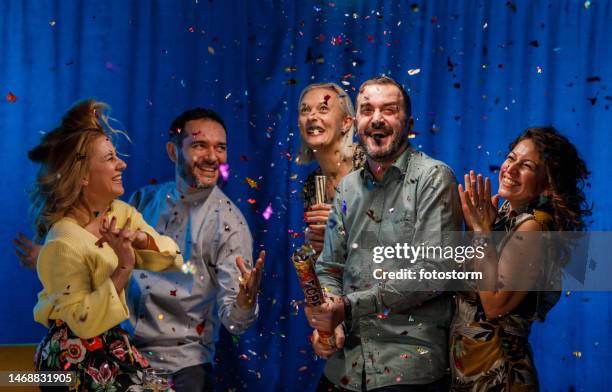 Party Exploded 183 Exploding Party Popper Stock Photos, High-Res Pictures, and Images ...